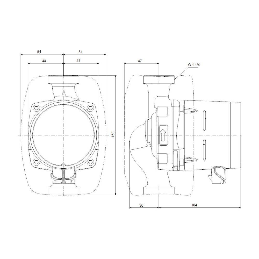 Grundfos Alpha1 20-40N, Umwälzpumpe, P/n: 99452324-2