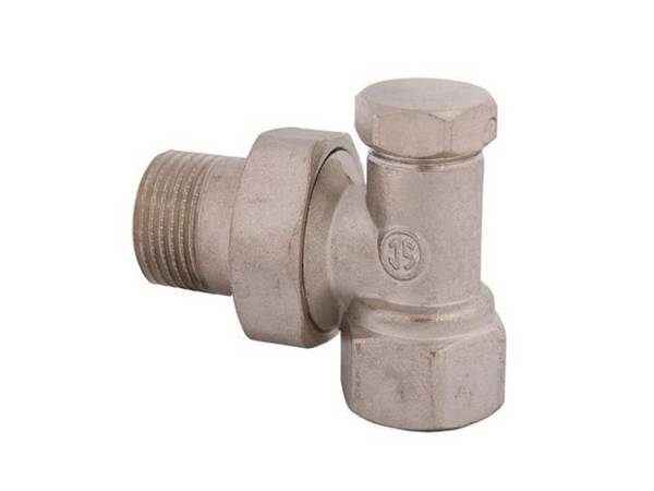Schlösser Armaturen HEIZKOERPERVERSCHRAUBUNG MUFFE ECKFORM, DN15, 1/2", VERNICKELT