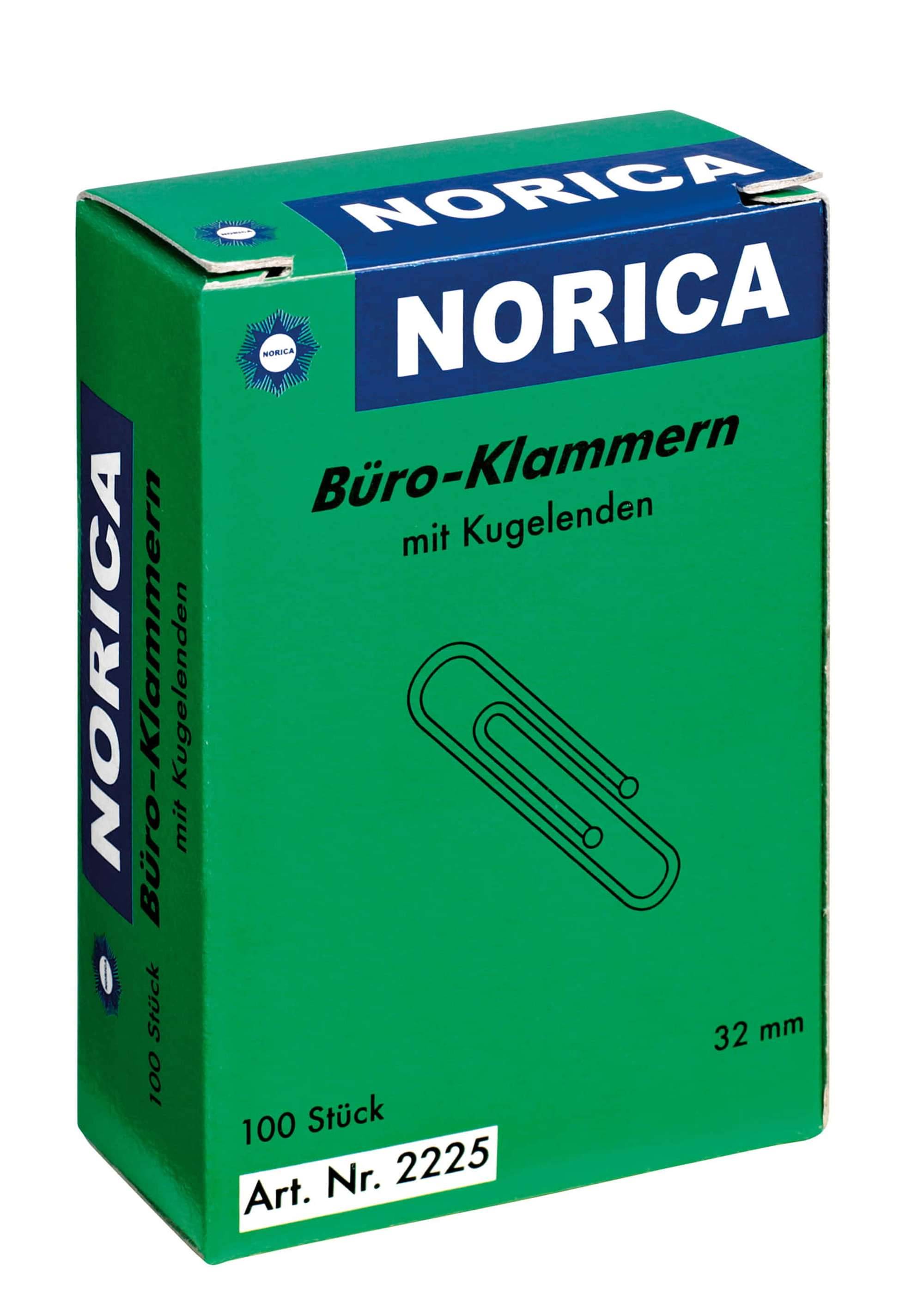 WEDO Büroklammer 32mm Norica, 100 St. 575/32 2225 si