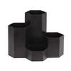 WEDO Butler 4-Köcher schwarz, Honeycomb sechseckige Form
