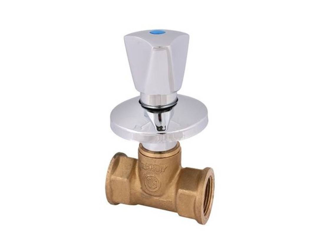 Schlösser Armaturen UP-VENTIL, DREIKANTHAUBENGRIFF DN20, IG 3/4", MESSING-0