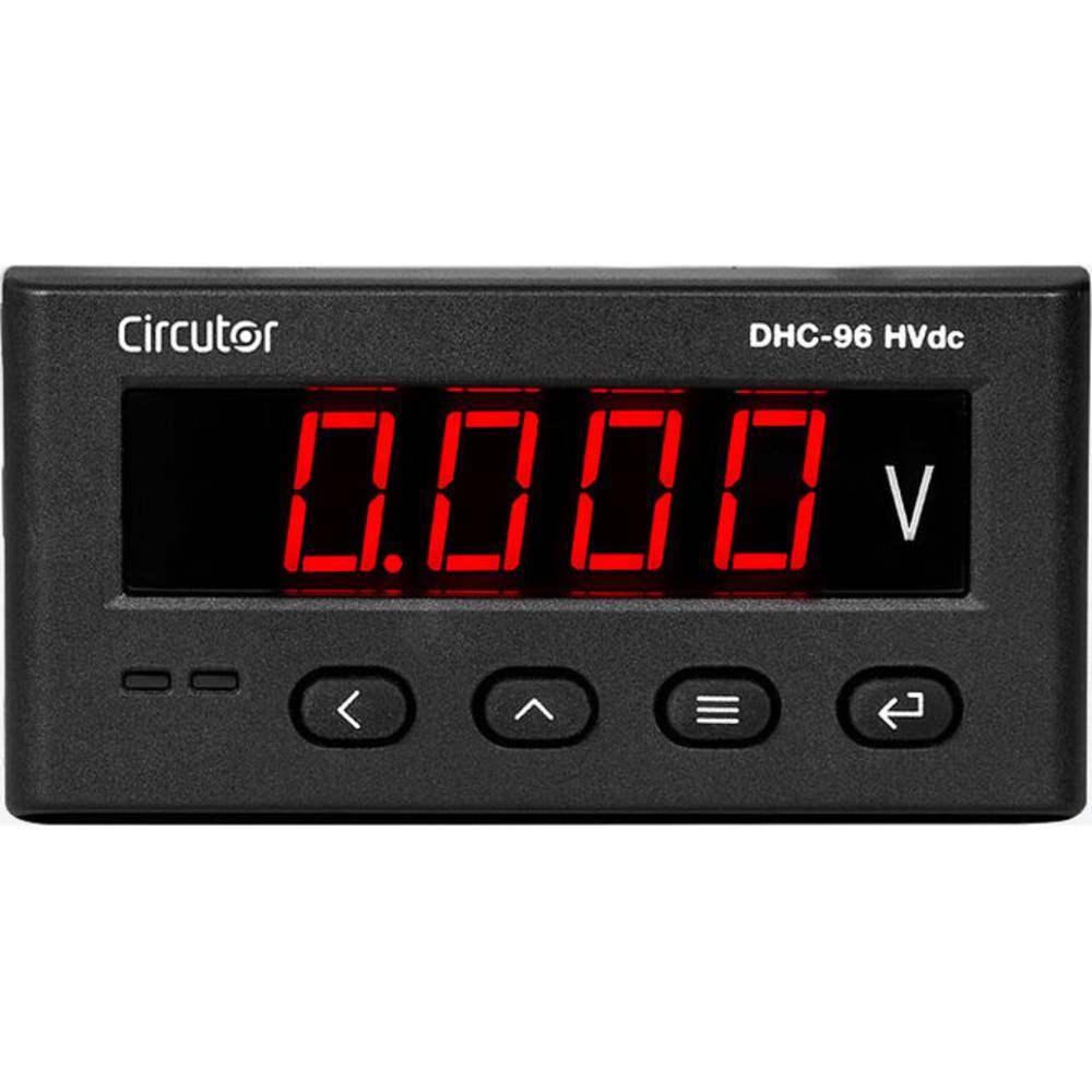CIRCUTOR DHC-96 mVdc digitales 200 mV Voltmeter mit 2 Relaisausgängen 2 digitalen Eingängen 1 Analogausgang und RS485-0