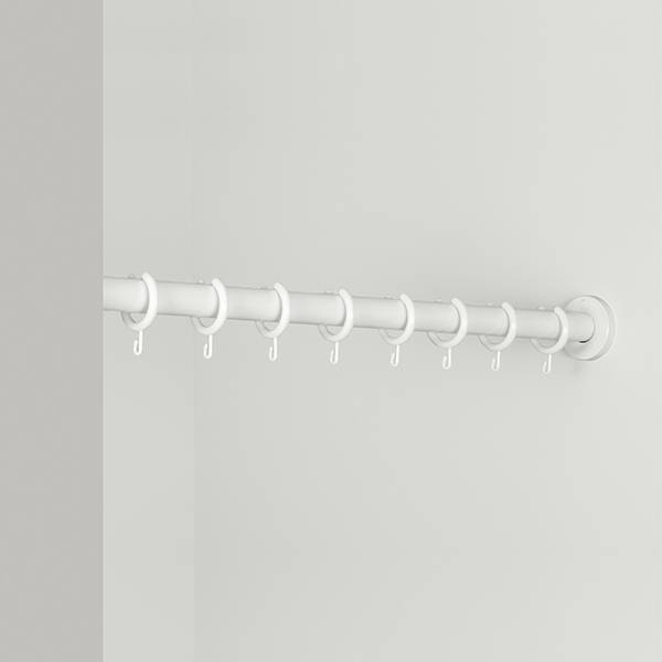 pba 01 Duschvorhangstange 1100mm aus Nylon-0