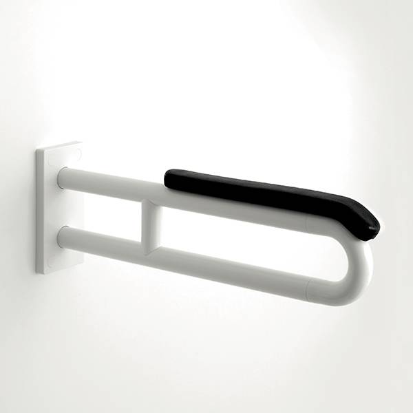 pba 01 Wandstützgriff, fest, 850mm mit Armpolster, aus Nylon