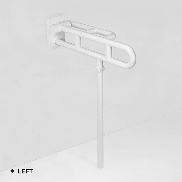 pba 01 Stützklappgriff links AP 605mm, aus Nylon, mit Bodenstütze