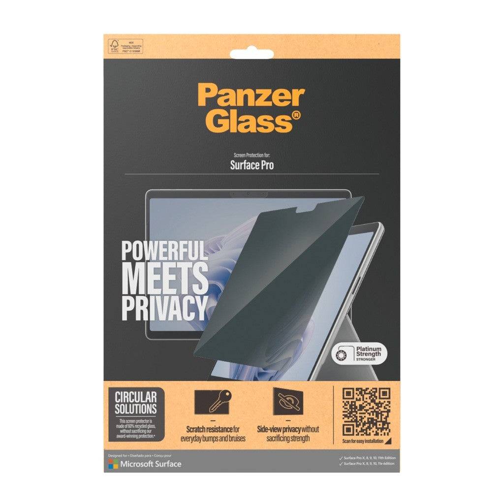 PanzerGlass ® 2-Way Privacy Screen Protector Microsoft Surface Pro X | Pro 8 | Pro 9 | Pro 10 | Pro-3