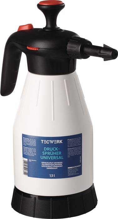 Drucksprüher 360Grad FPM 1,5l FPM/FKM Dichtungen rot TECWERK-0