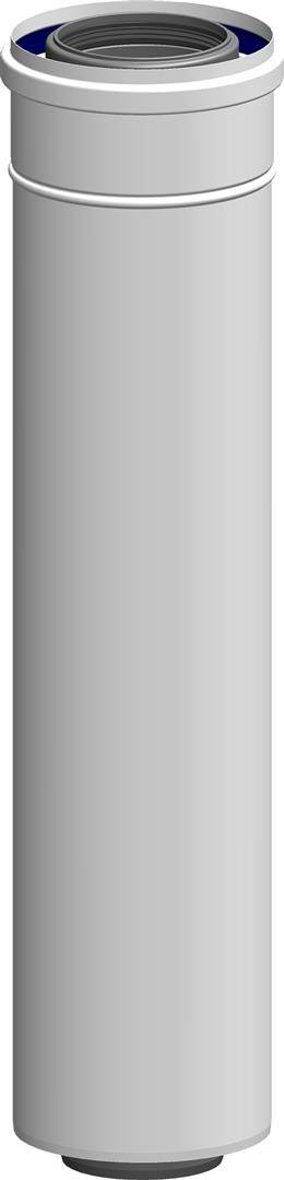 Atec Rohr PolyClassic kürzbar, konzentrisch,, DN 80/125, 500 mm-0