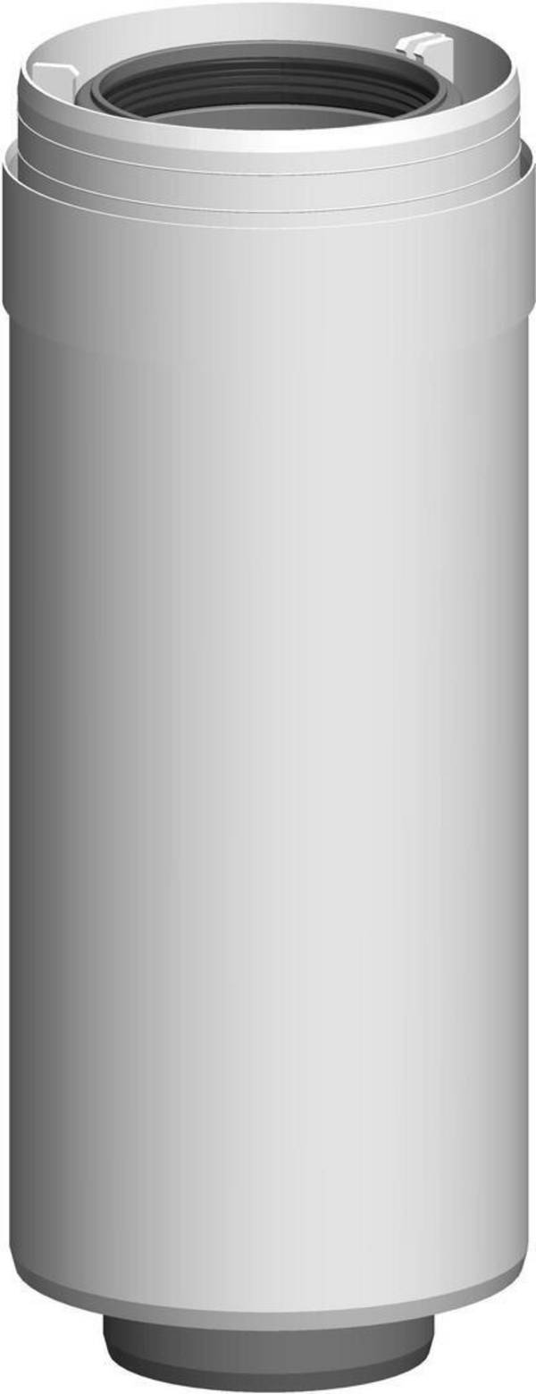 Atec Rohr PolyTwin konzentrisch, kürzbar, DN80/125 955mm