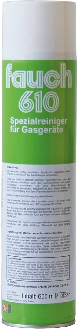 Sanit Fauch 610 Spezialreiniger für Gasgeräte 600 ml Spraydose-0
