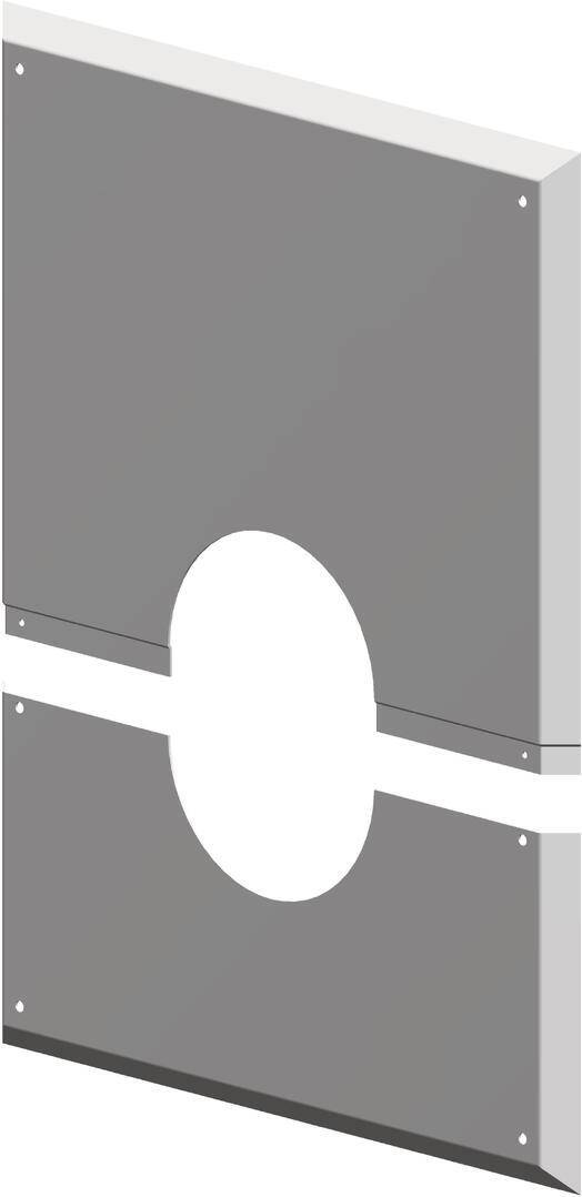 Atec Wandblende PolyTop geschlossen DN60/100-0