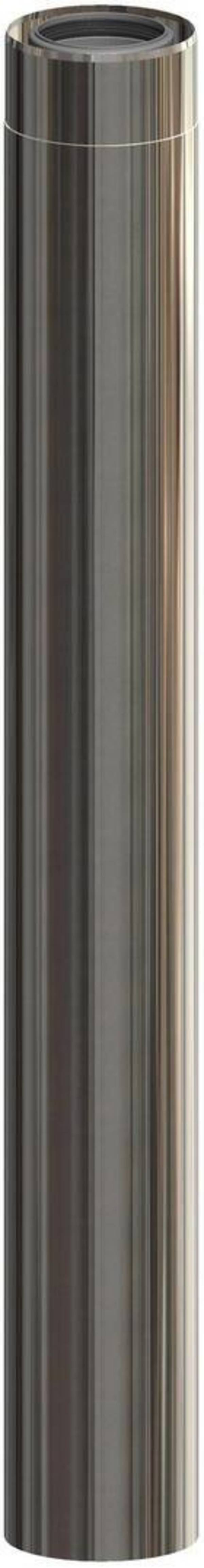 Atec Rohrelement IronPoly kürzbar Edelstahl blank DN 80/125 940mm