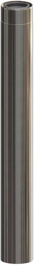 Atec Rohrelement IronPoly kürzbar Edelstahl blank DN 80/125 940mm-0