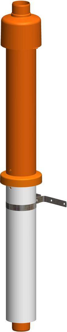 Atec Dachhochführung PolyTop ziegelrot 650mm DN60/100-0