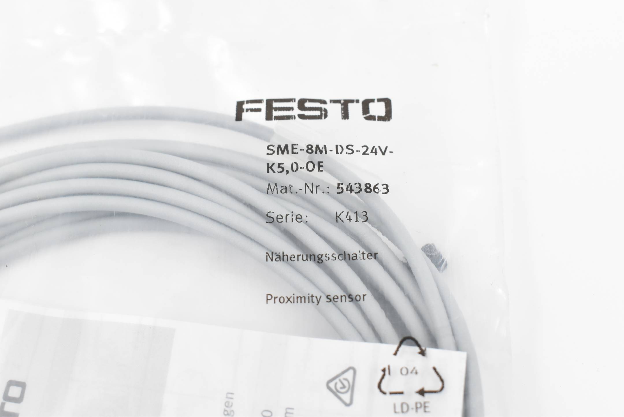 Festo Näherungsschalter SME-8M-DS-24V-K-5,0-OE ( 543863 )-1