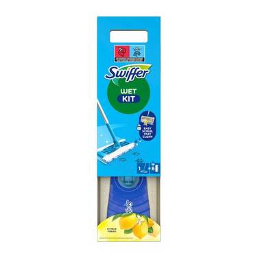 SWIFFER - Wischmopp Starter-Set 7-teilig Blau