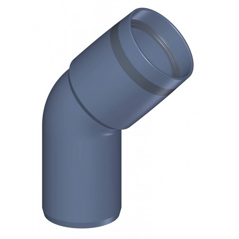 POLOPLAST POLO-KAL XS, Bogen, DN 40/45, 1 Stk.-0