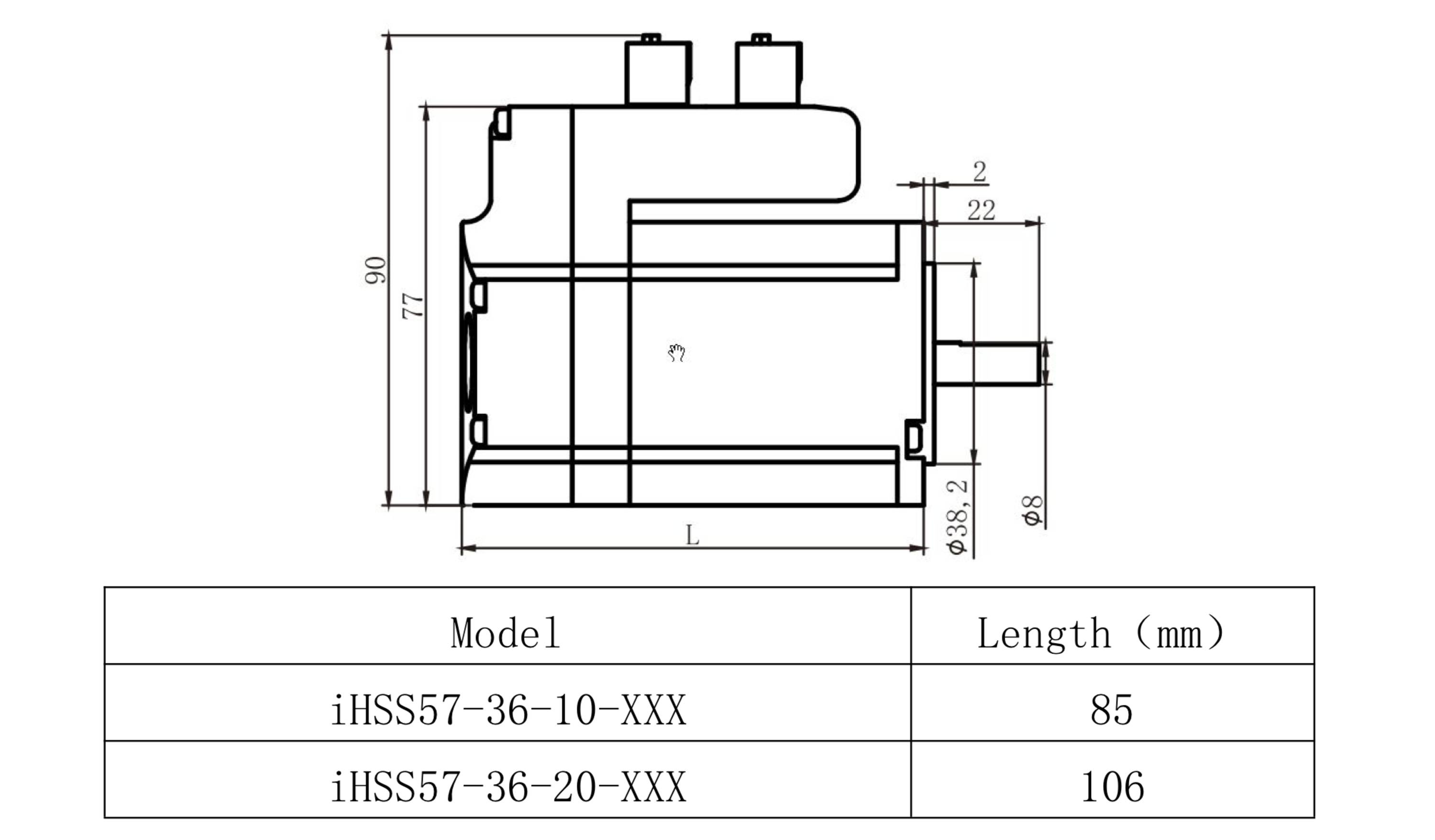 JMC Closed Loop Schrittmotor|integrierte Endstufe|1 Nm|NEMA 23-1