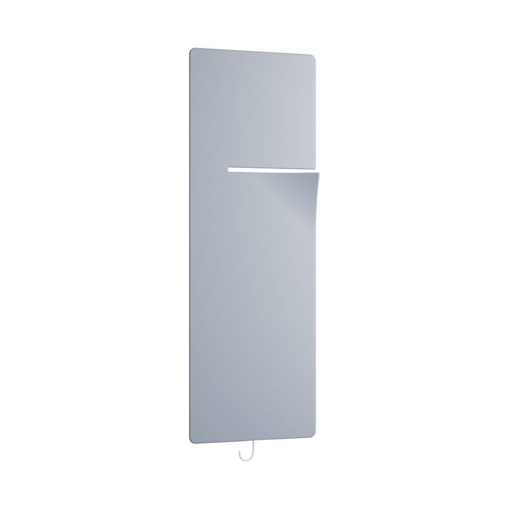 Kermi Ineo-E elektrischer Designheizkörper 1800x85x600mm WWS Anschluss rechts 860W, Ice blue/Weiß-0