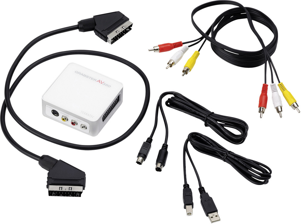 Basetech Br116 Video Grabber Inkl Video Bearbeitungssoftware Plug Und Play Terratec Grabster AV350MX Video Grabber inkl. Video