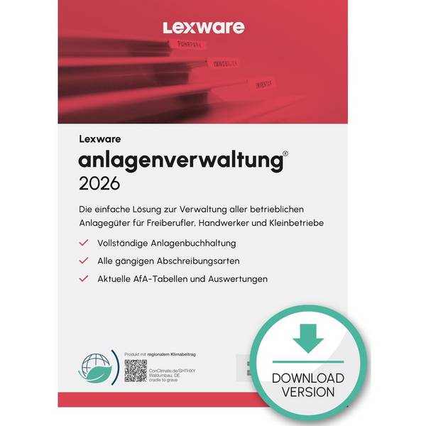 LEXWARE - anlagenverwaltung 2025 Jahresversion - Software - Finanzen/Steuer
