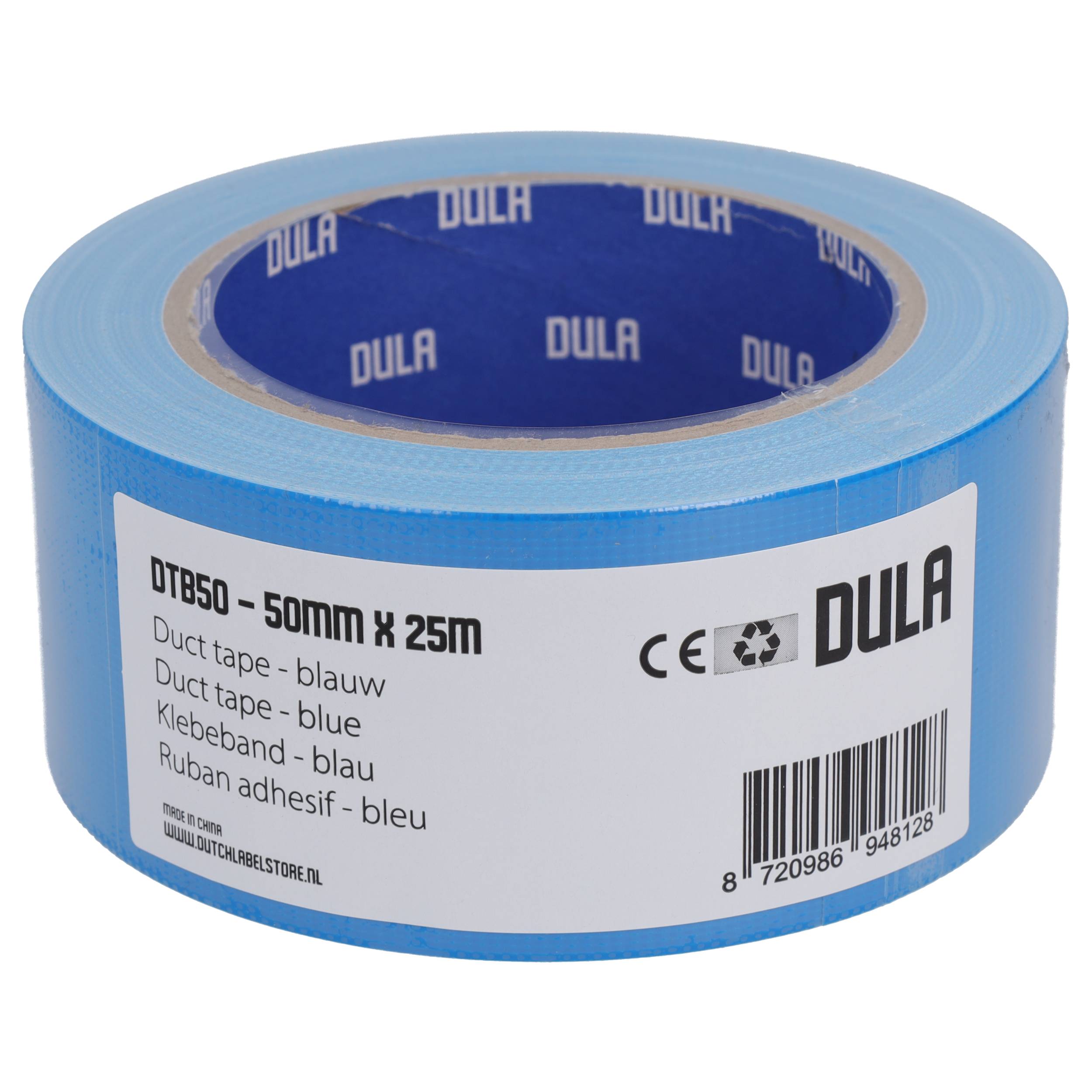 DULA Gewebeband - Blau - 50 mm x 25 m - 24 Rollen Gewebeband - Reparaturband-2