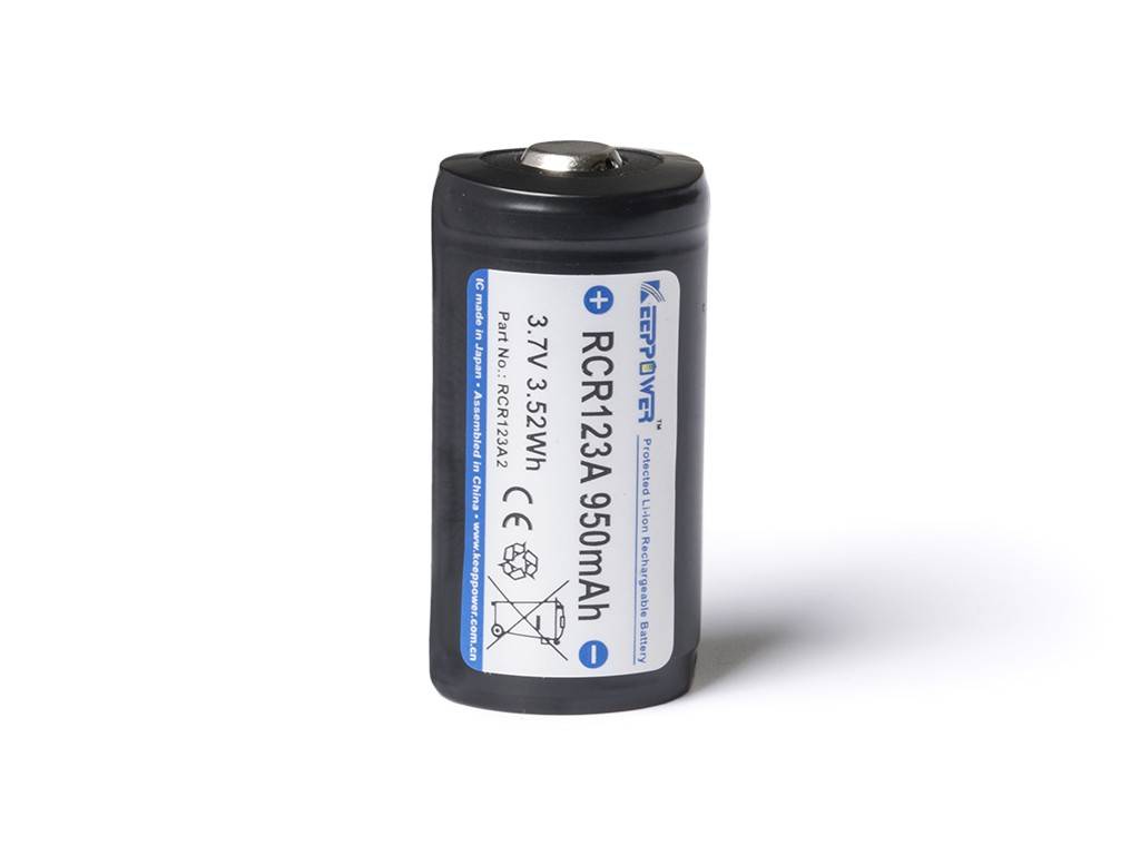 KEEPPOWER, Li-Ionen-Akku RCR123A 16340, 950mAh, 3,6V - 3,7V, PCB/BMS, zuverlässig, sicher, leistungsstark-2