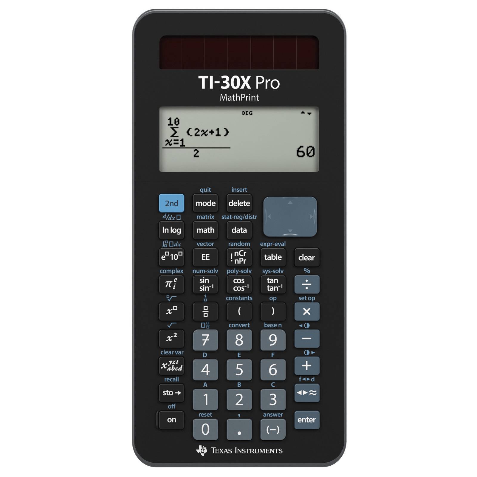 Texas Schulrechner TI-30 X Pro MathPrint Battery-0