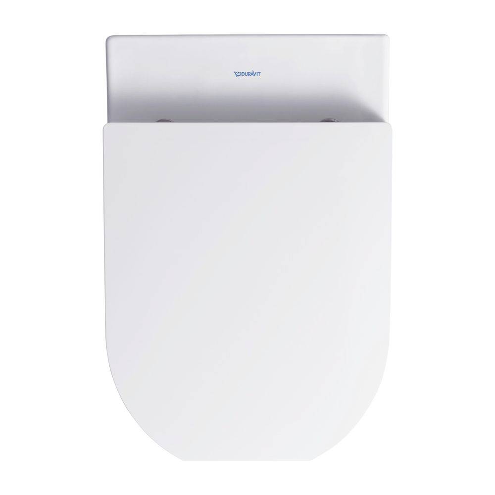 Duravit ME by Starck Wand-WC 570x360x355mm, Weiß Hochglanz, 4,5l, Tiefspüler, rimless, waagerecht-1