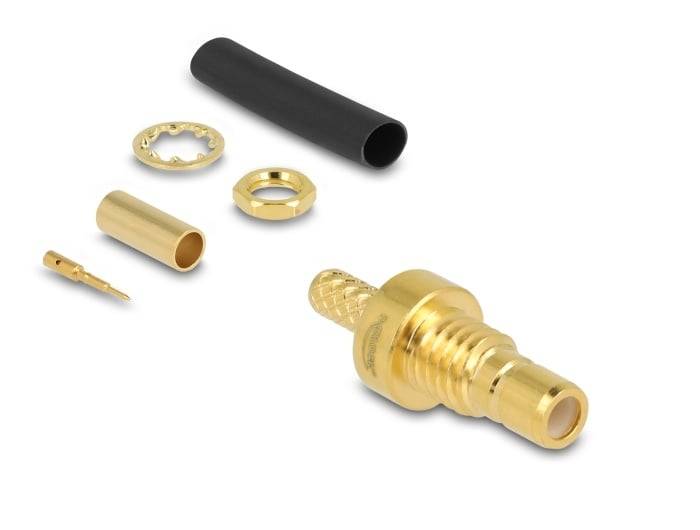 DELOCK SMB Bu. zum Crimpen RG-174/RG-316 mit schrumpfschlau-0