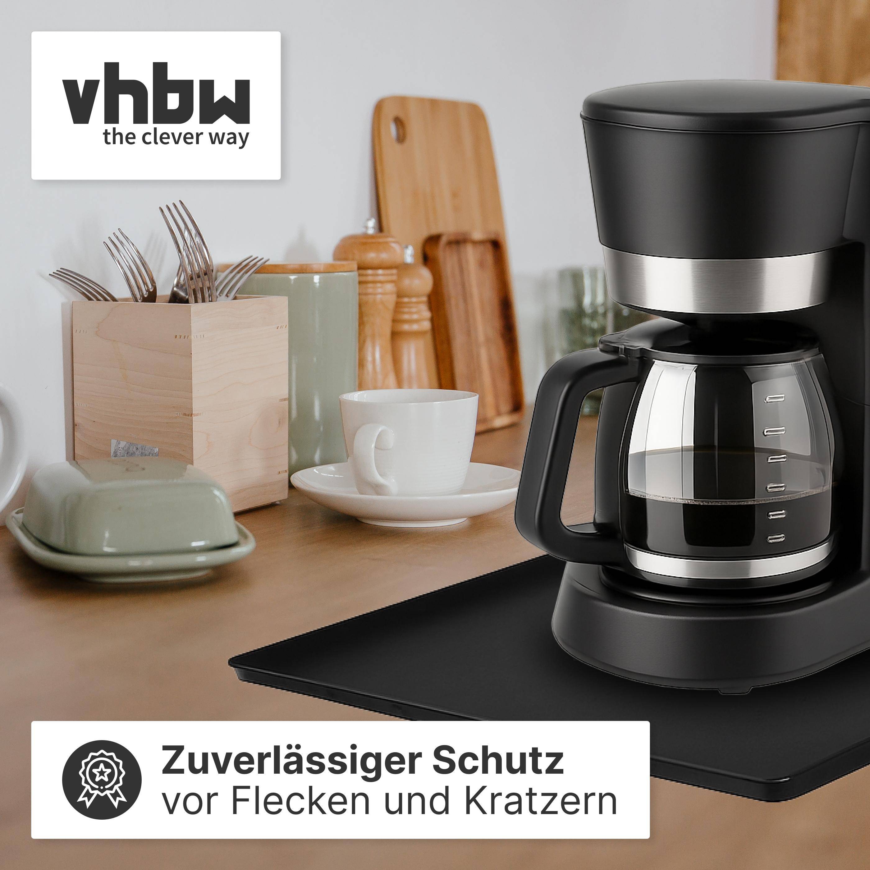 vhbw Unterlage kompatibel mit Gaggia Küchenmaschine | Antirutsch-Matte 47 x 29 cm, Schwarz-1