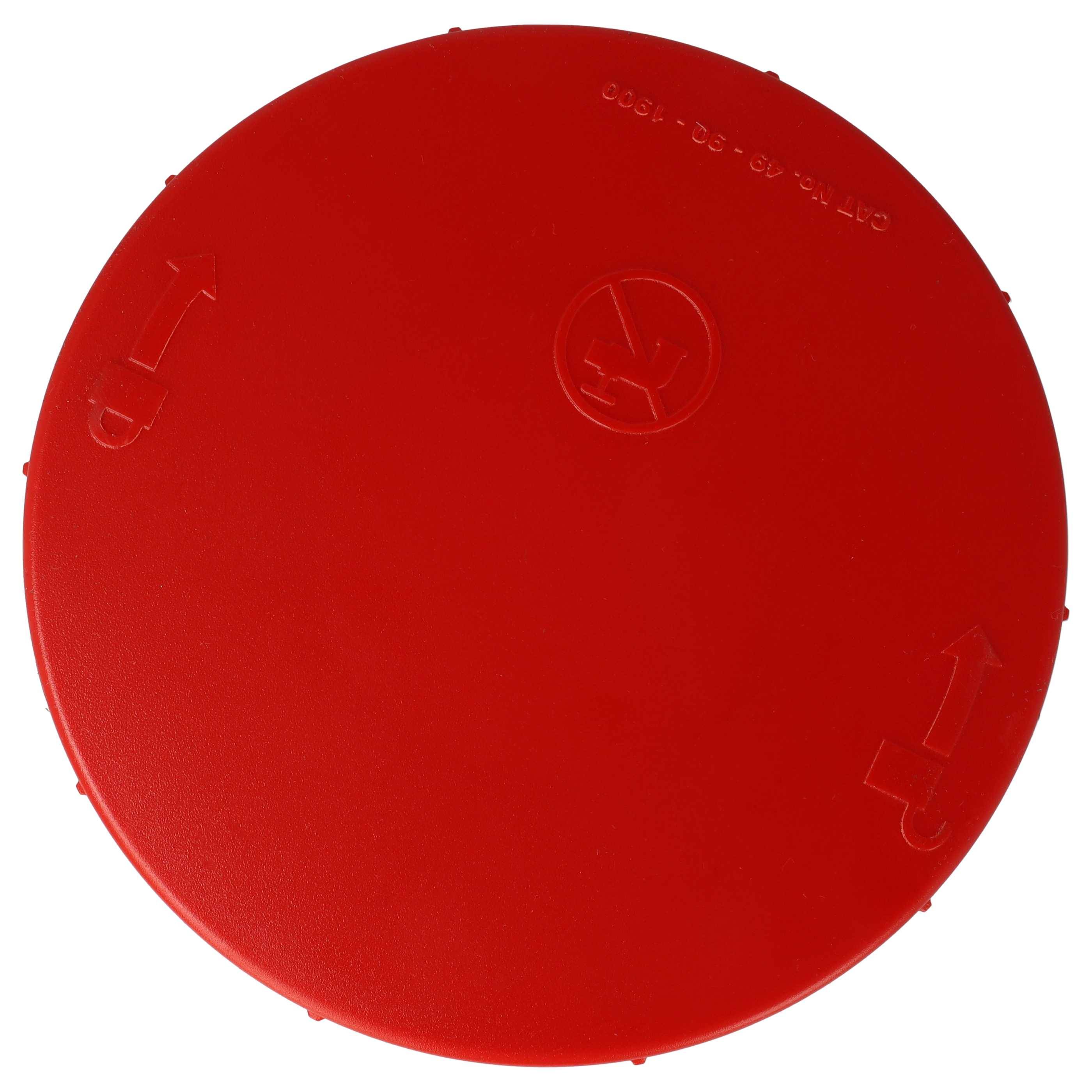 vhbw 4x Staubsaugerfilter Ersatz für Milwaukee 4931465230 | 4058546360368, 4932478754 für Staubsauger - HEPA-Filter Rot-2