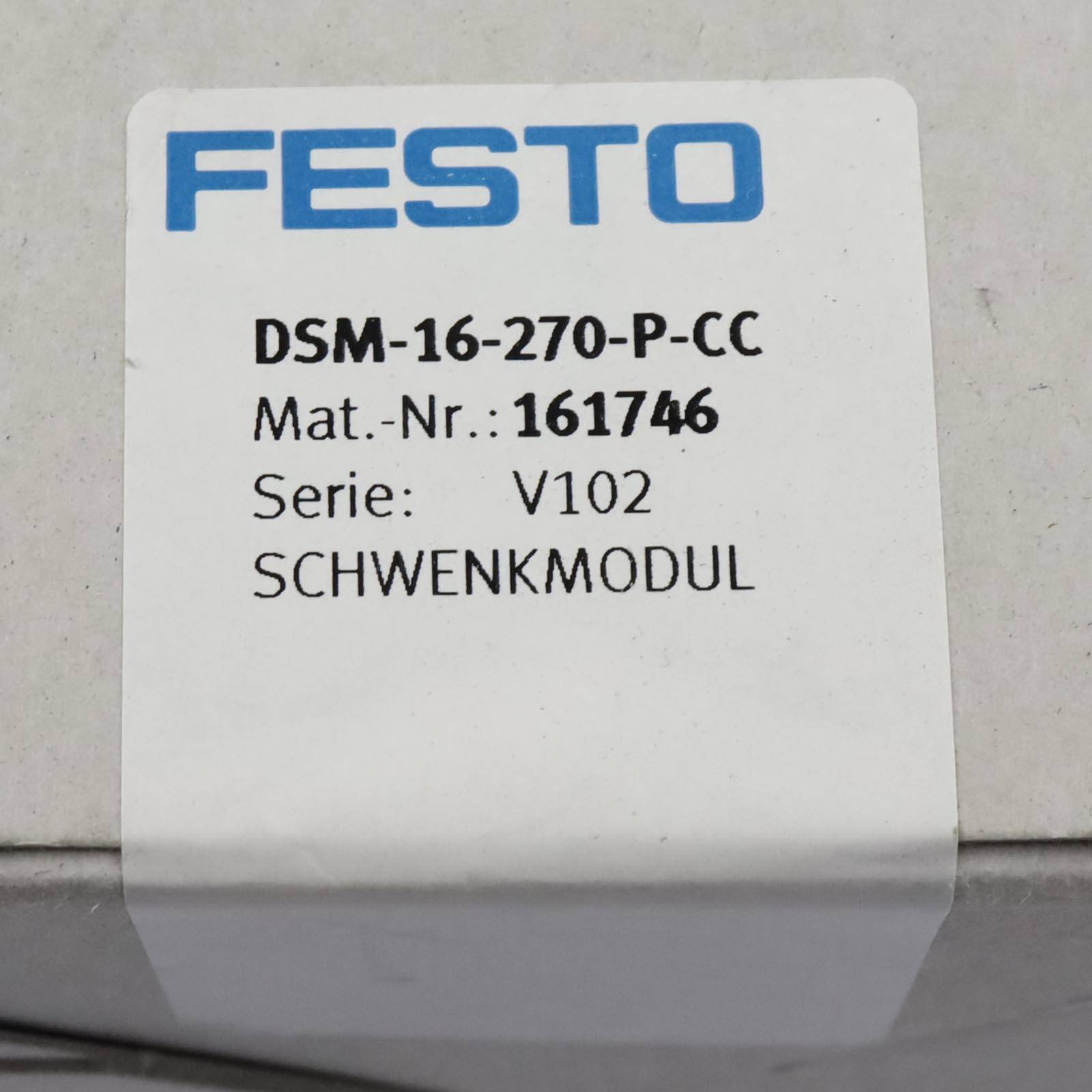 Festo Schwenkantrieb DSM-16-270-P-CC 161746 SIE-1