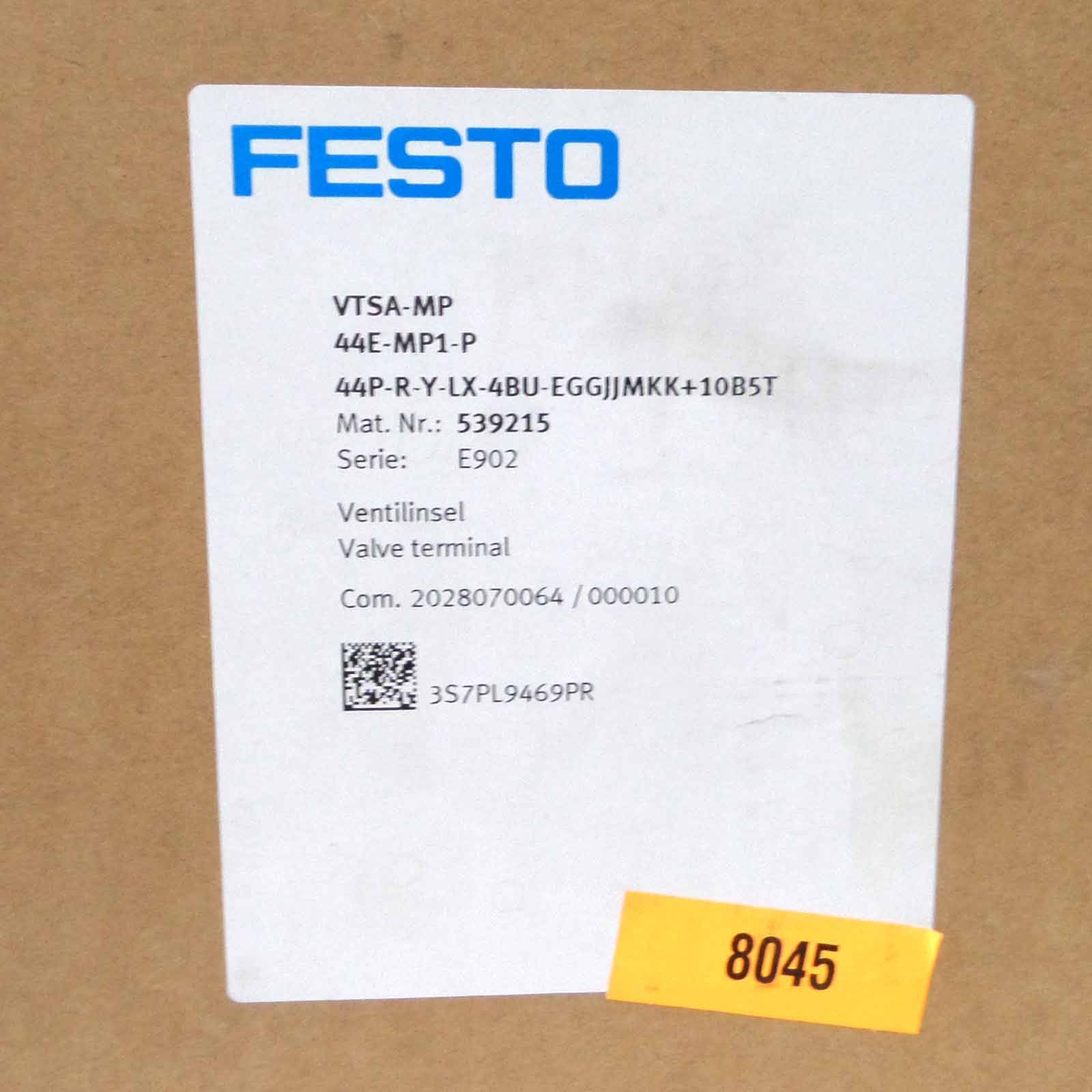 Festo Ventilinsel VTSA-MP 539215 SIE-1