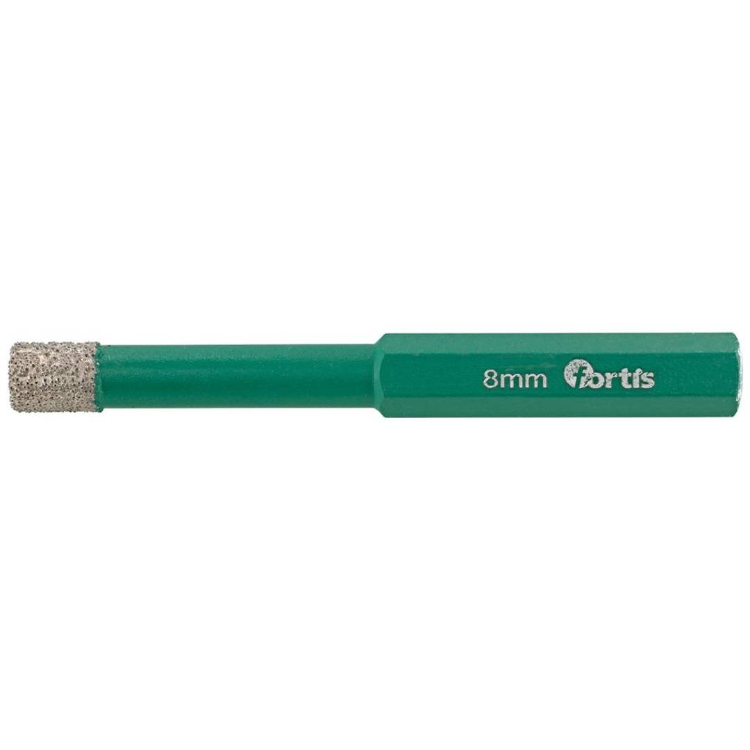 FORTIS Diamantbohrer 8 x 65mm sechskant mit Kühlwachs