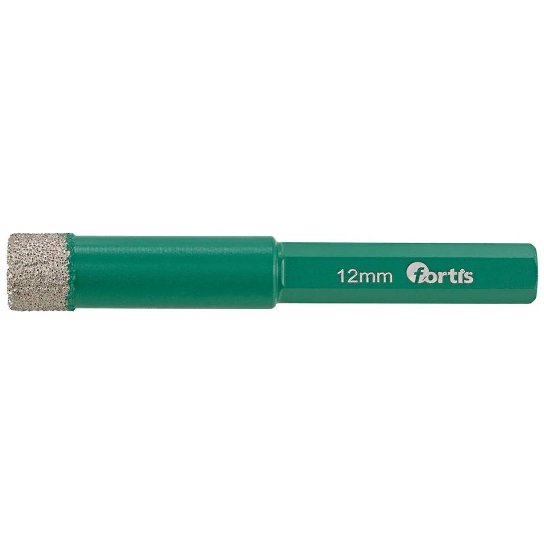 FORTIS Diamantbohrer 12 x 65mm sechskant mit Kühlwachs