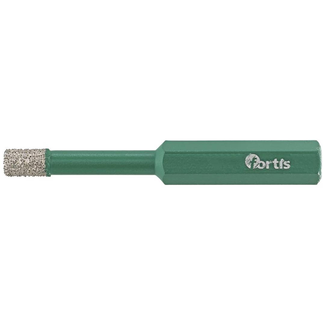FORTIS Diamantbohrer 5 x 65mm sechskant mit Kühlwachs-0