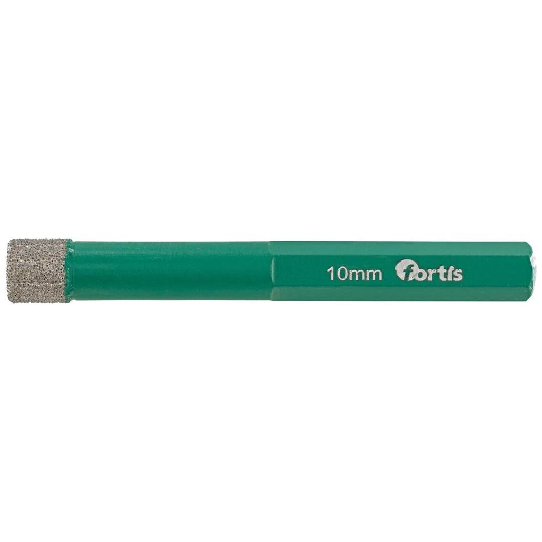 FORTIS Diamantbohrer 10 x 65mm sechskant mit Kühlwachs