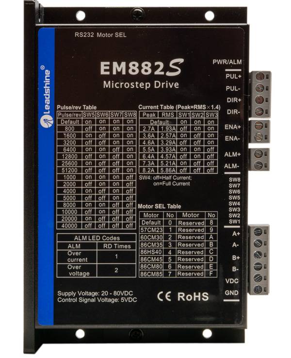 Leadshine Schrittmotor-Endstufe|EM882S|Digital-2
