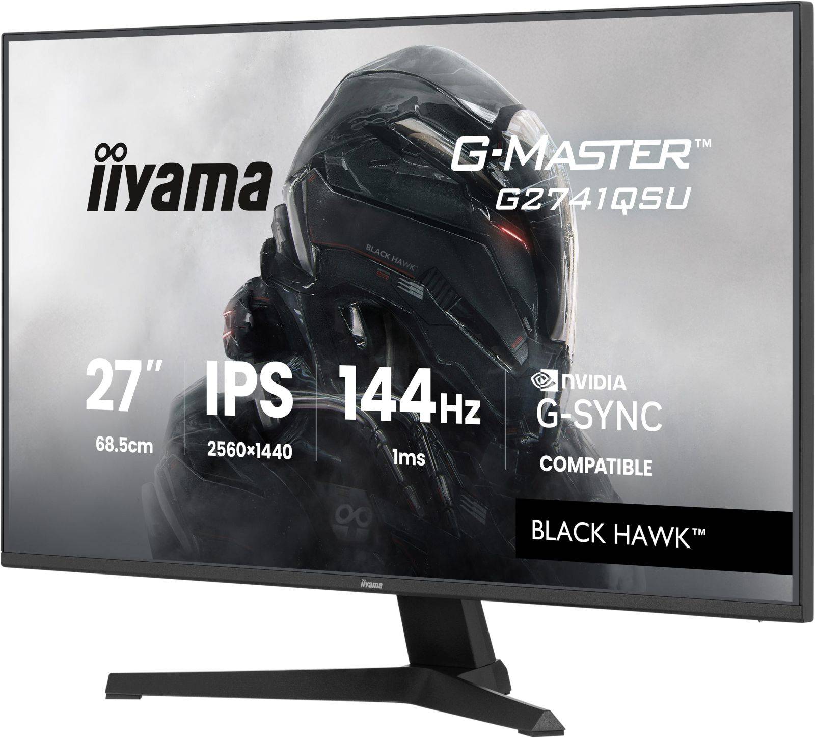 iiyama G-Master Black Hawk ™ G2741QSU-B1 68,6 cm (27"") G2741QSU-B1-1