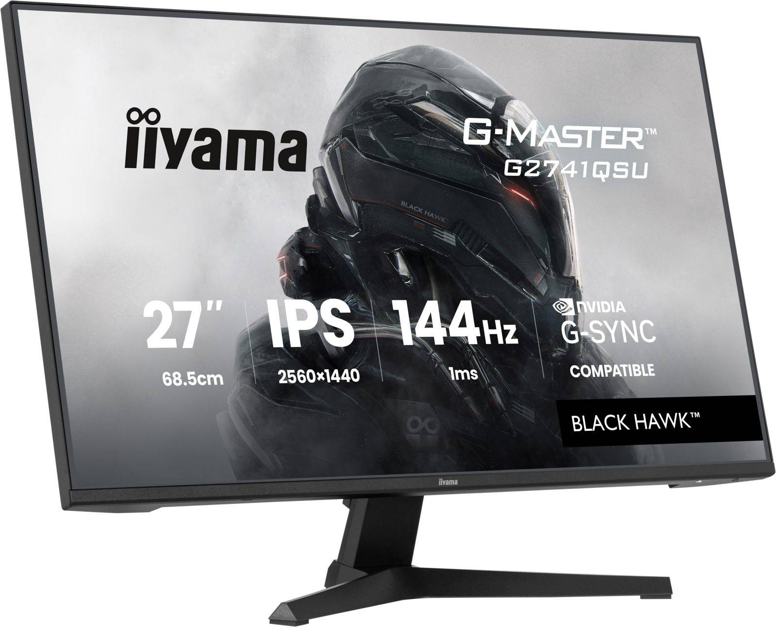 iiyama G-Master Black Hawk ™ G2741QSU-B1 68,6 cm (27"") G2741QSU-B1-3