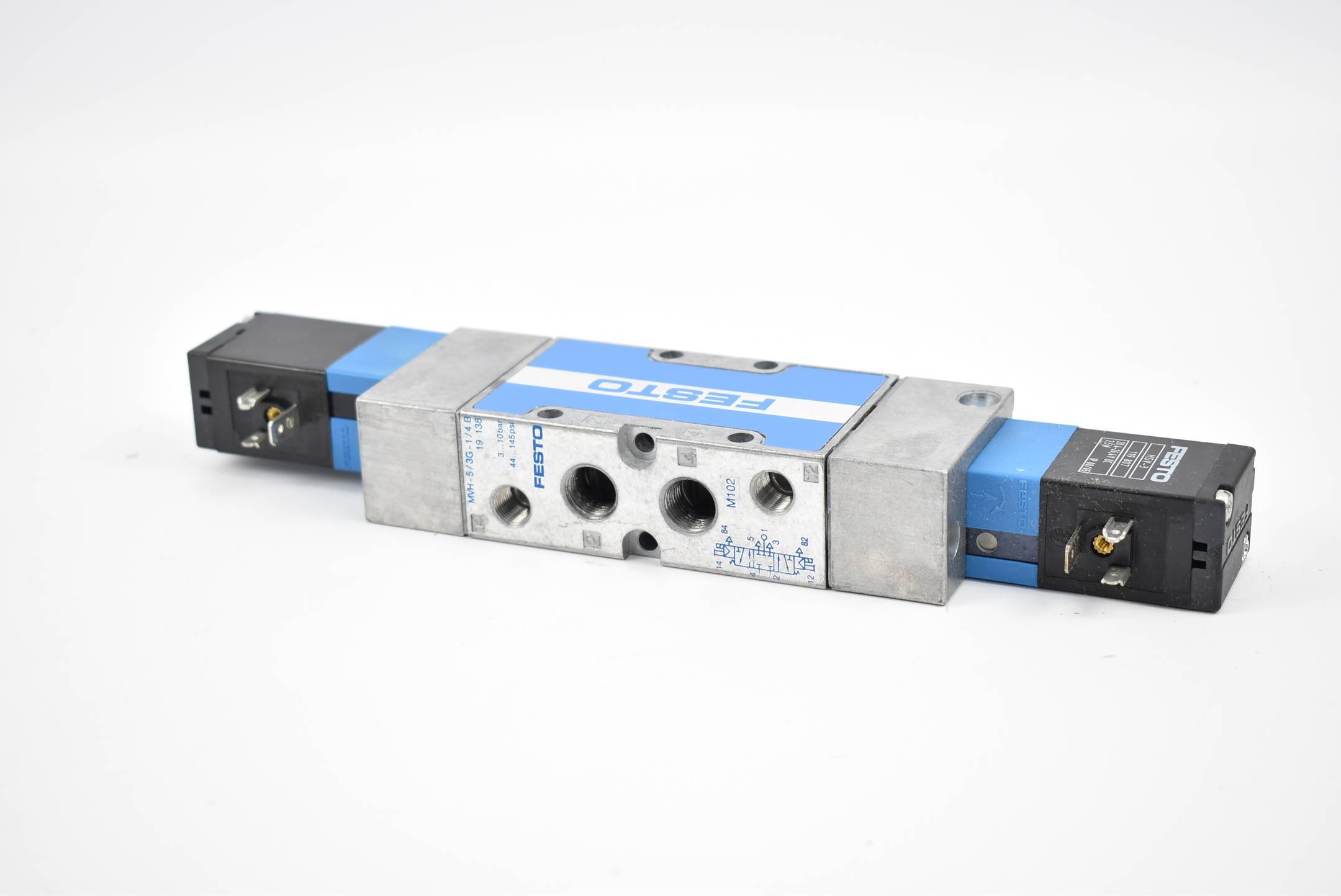 FESTO Magnetventil 19138 MVH-5/3G-1/4-B 24 V/DC G 1/4 Nennweite (Details) 10 mm 1 St.-2