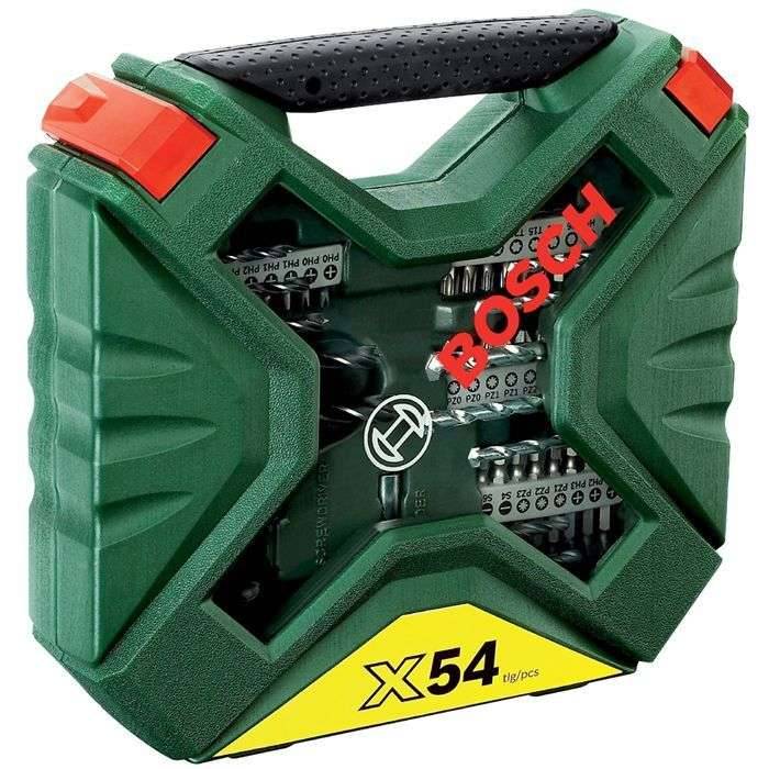 X-Line Classic Bohrer- und Schrauber-Set, 54-teilig-1