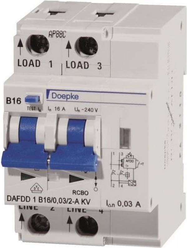 Doepke Brandschutzschalter DAFDD 1 B16/0.03/2-A