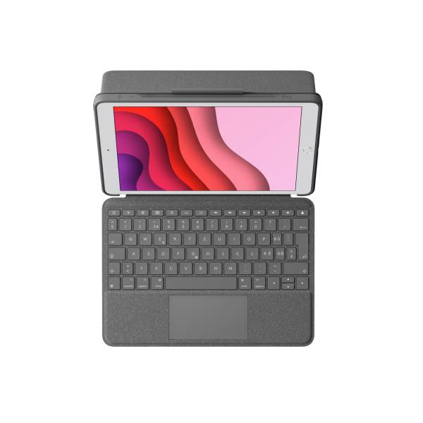 Logitech Combo Touch - Tastatur und Foliohülle - mit Trackpad - hintergrundbeleuchtet - TL: Deutsch, QWERTZ-3