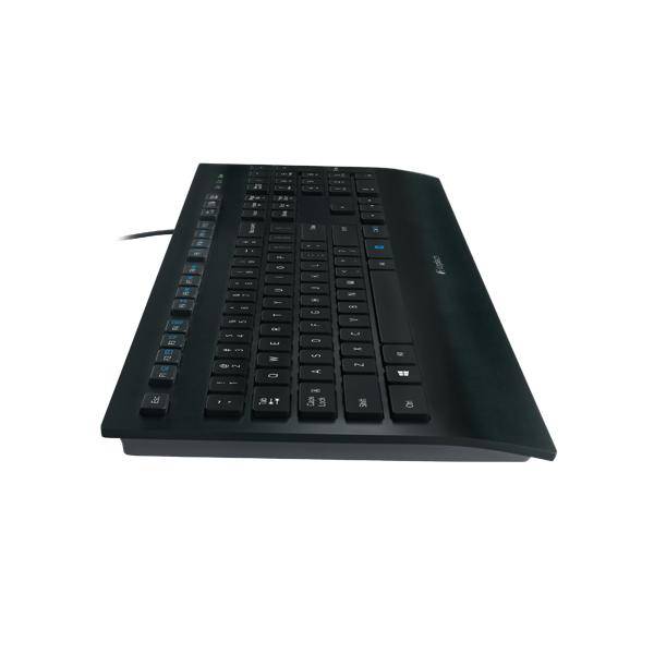 Logitech K280e USB QWERTY Nordischer Raum Schwarz Tastatur Corded Keyboard 930g Nordic OEM Black-1
