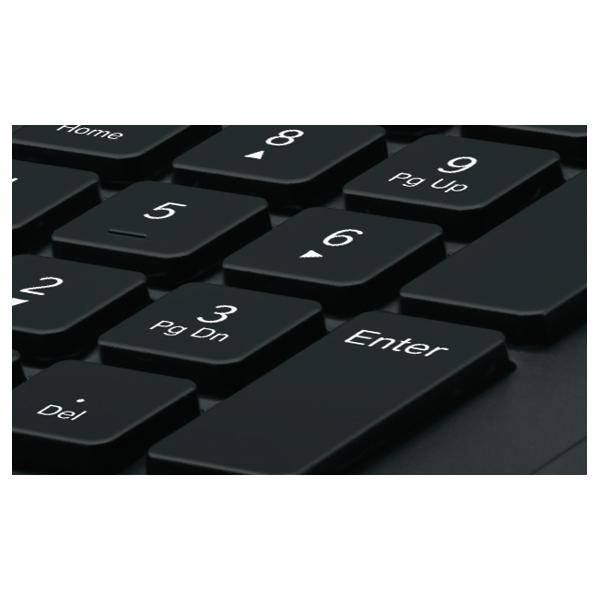 Logitech K280e USB QWERTY Nordischer Raum Schwarz Tastatur Corded Keyboard 930g Nordic OEM Black-2