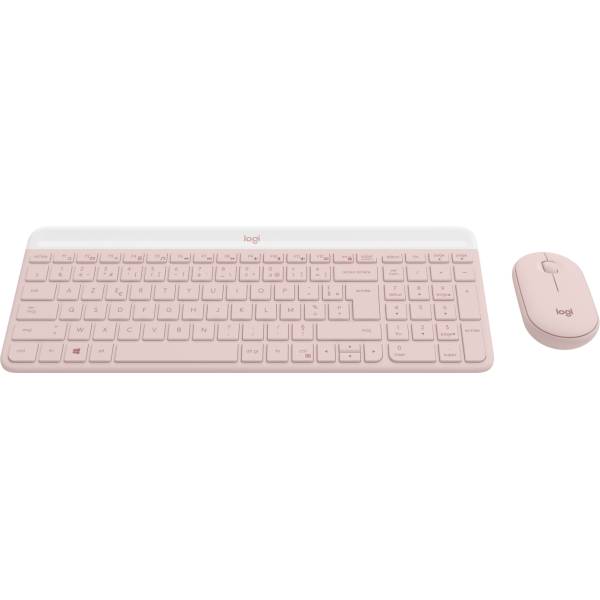 Logitech MK470 Slim Combo -ROSE-FRA-CENTRAL-419 Tastatur-2
