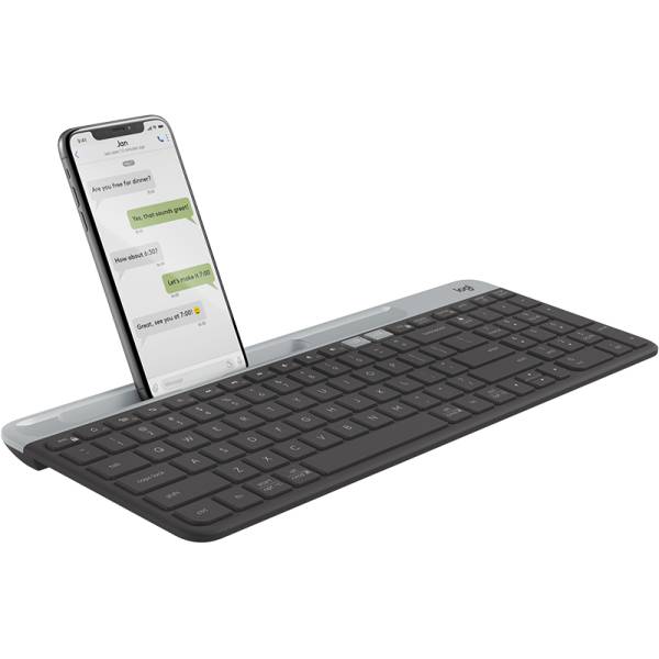 Logitech Slim Multi-Device K580 - Tastatur - Bluetooth, 2.4 GHz - TL: Nordisch, QWERTY-3