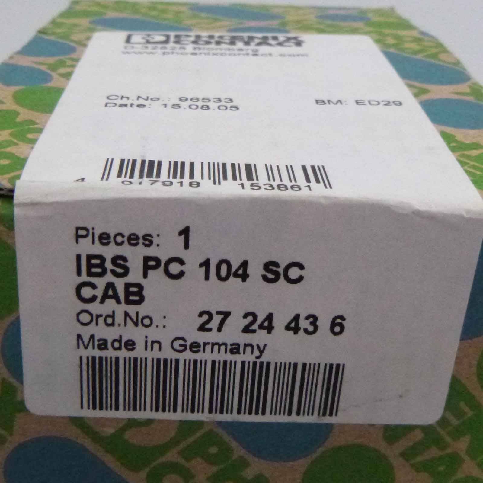 Phoenix Contact Kabelsatz IBS PC 104 SC CAB 2724436 SIE-1